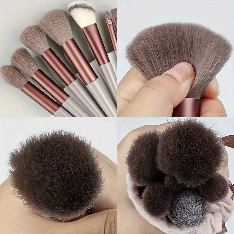 13Pcs Soft Fluffy Makeup Brush Set