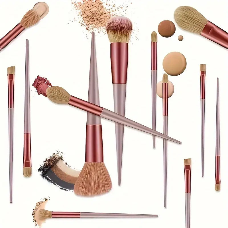 13Pcs Soft Fluffy Makeup Brush Set