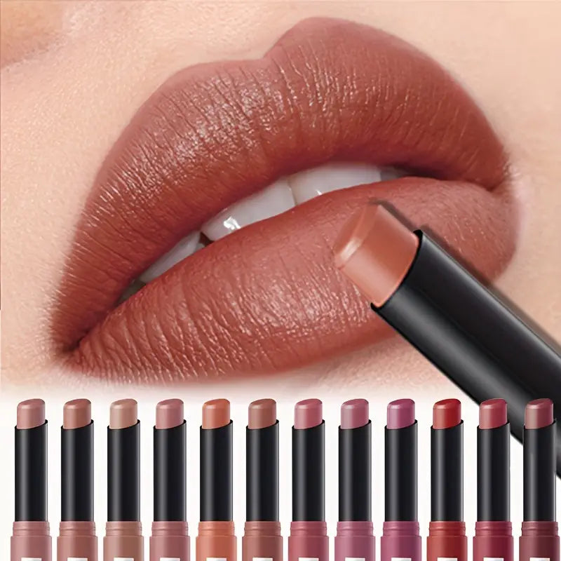 Hydrating Matte Lipstick - 12 Shades