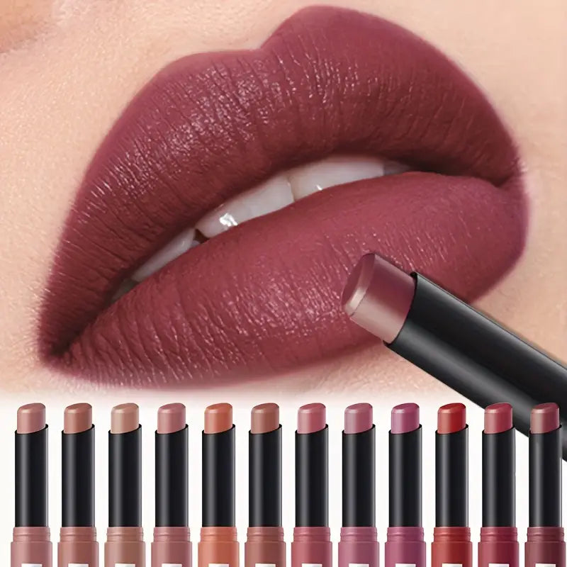 Hydrating Matte Lipstick - 12 Shades