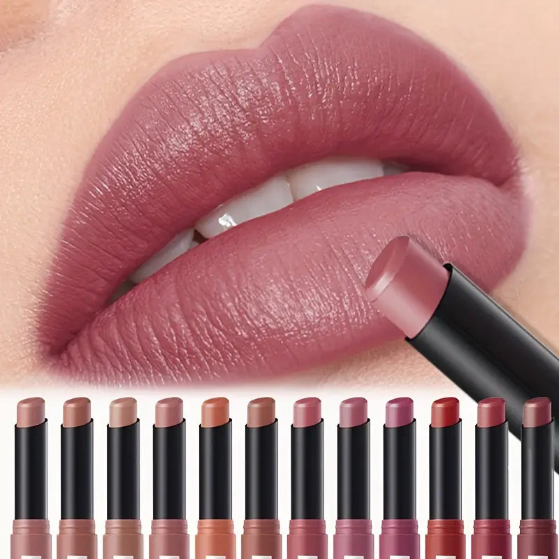 Hydrating Matte Lipstick - 12 Shades